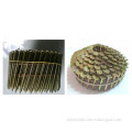 Galvanized Copper Decorative Roofing Coil Nails with Umbrella